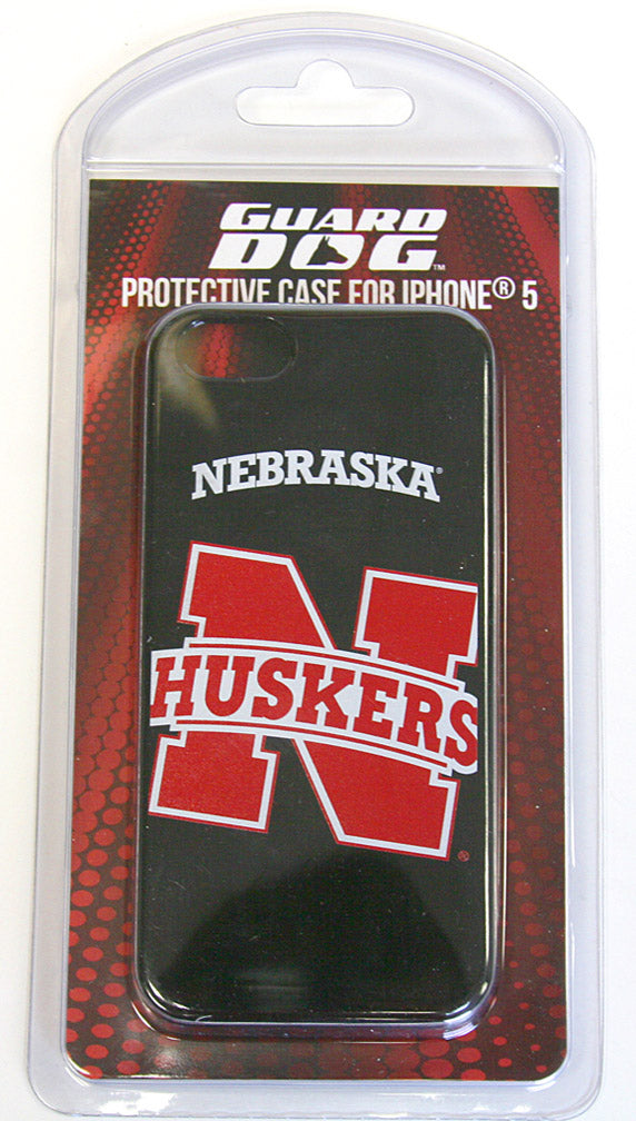 Black iPhone 5 N Huskers Case
