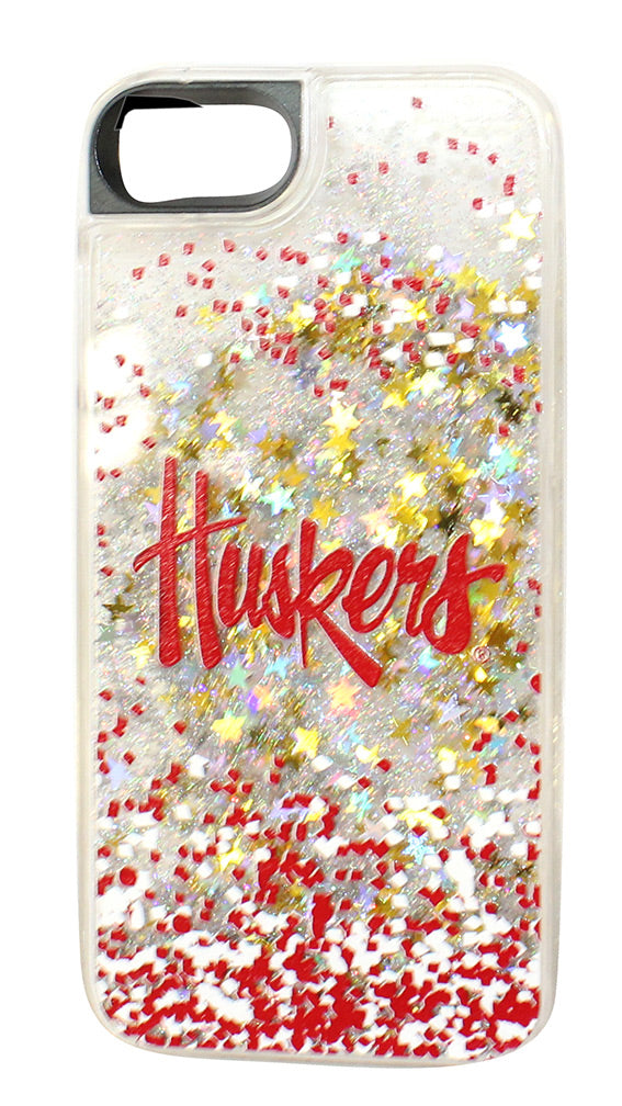 Husker Iphone 7 Glitter Case