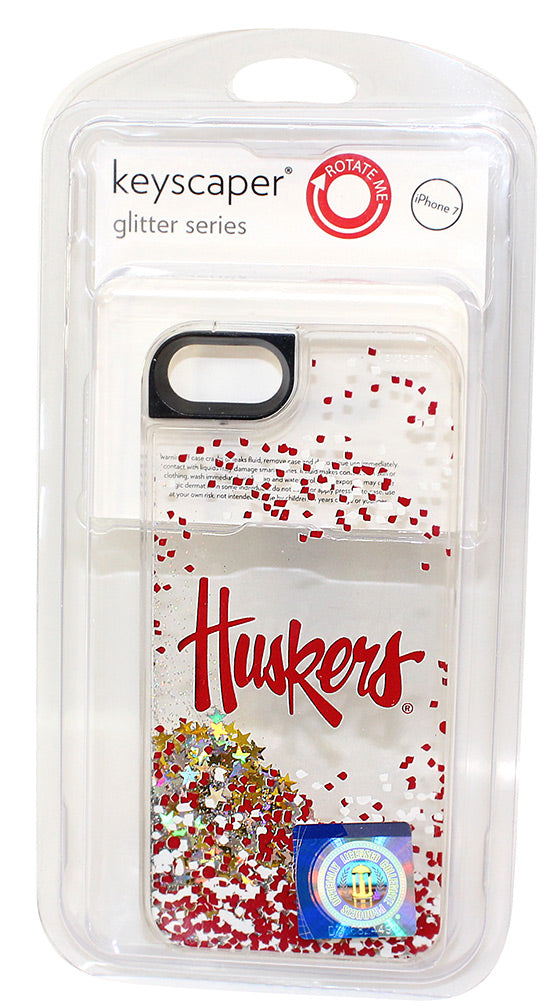 Husker Iphone 7 Glitter Case