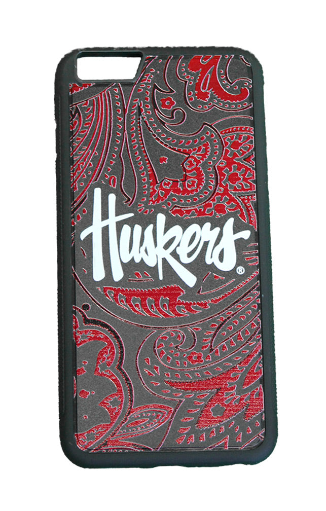 Huskers iPhone 6+ Paisley Bumper Case