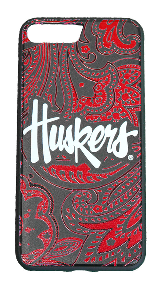 Huskers iPhone 7+ and 8+ Paisley Bumper Case