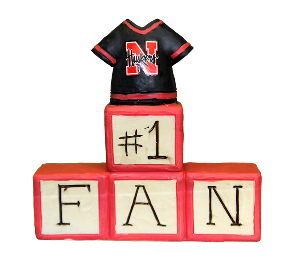 Number One Fan Husker Blocks