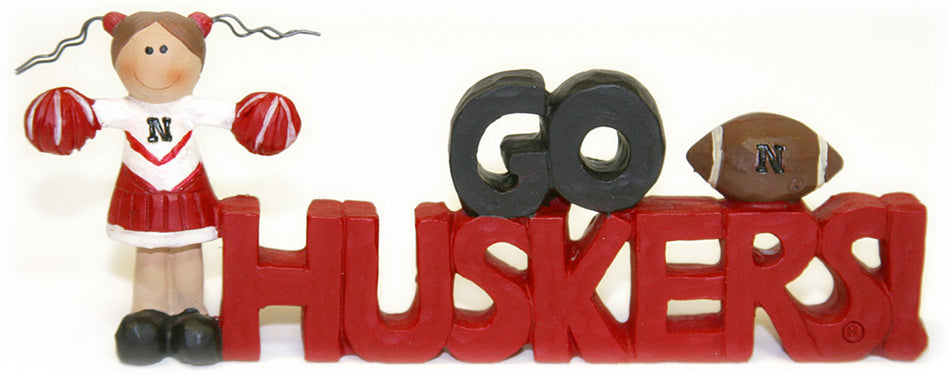 Go Huskers Cheerleader