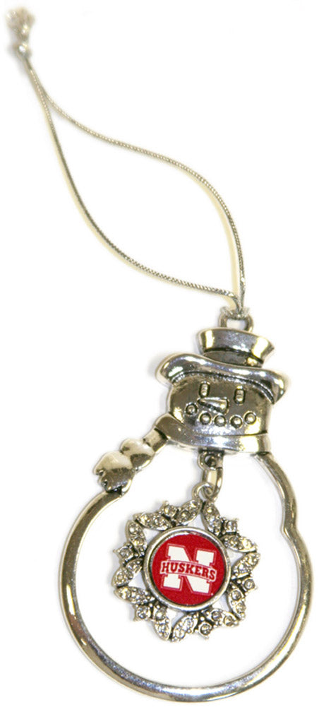 College Christmas Ornament - Snowman