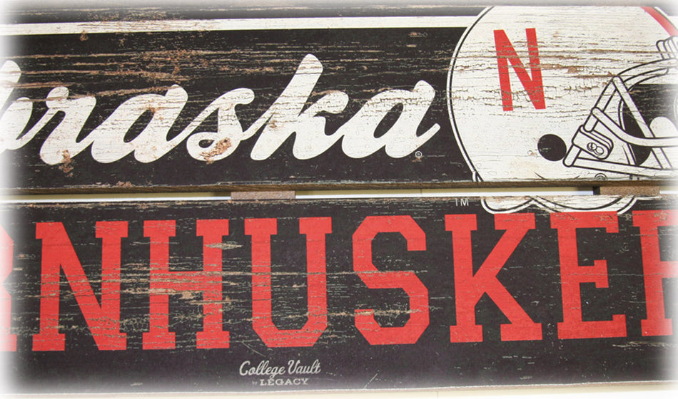 Fan Cave Plank Wood Sign