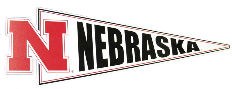 N Nebraska Large Wall Pennant
