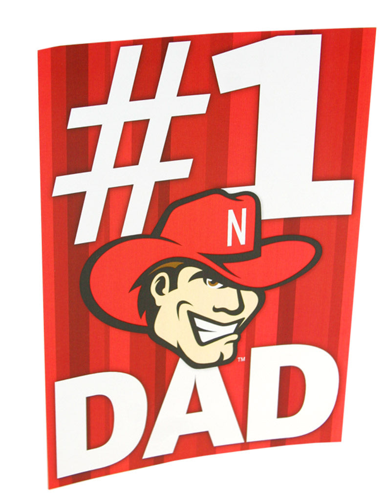 #1 Husker Dad Card