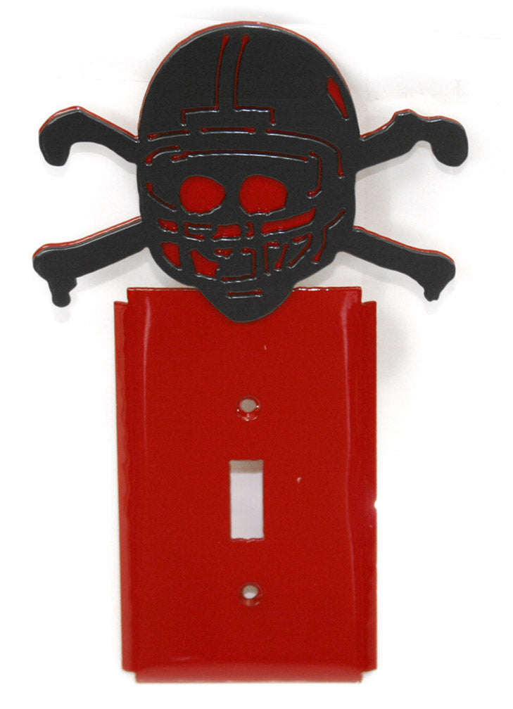 Black N Red Blackshirt Light Switch Plate