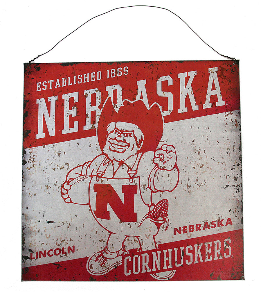 Vintage Herbie Husker Tin Sign