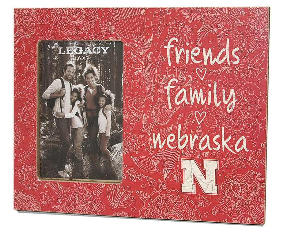 Husker Friends and Family Picture Frame
