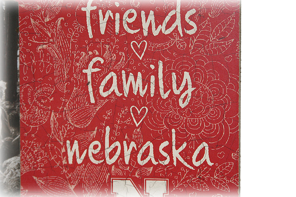 Husker Friends and Family Picture Frame