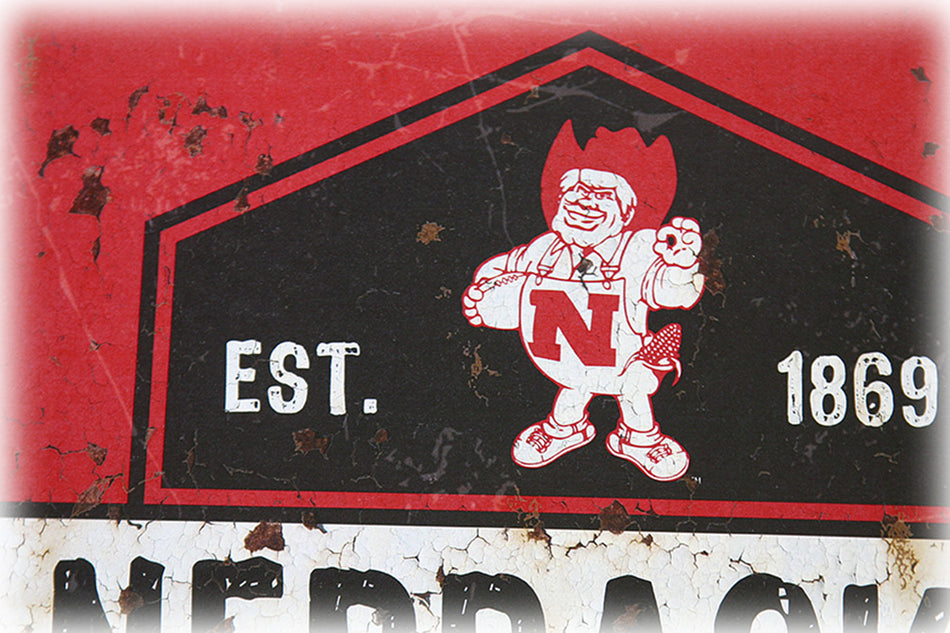 Cornhuskers Herbie Oil Can Tin