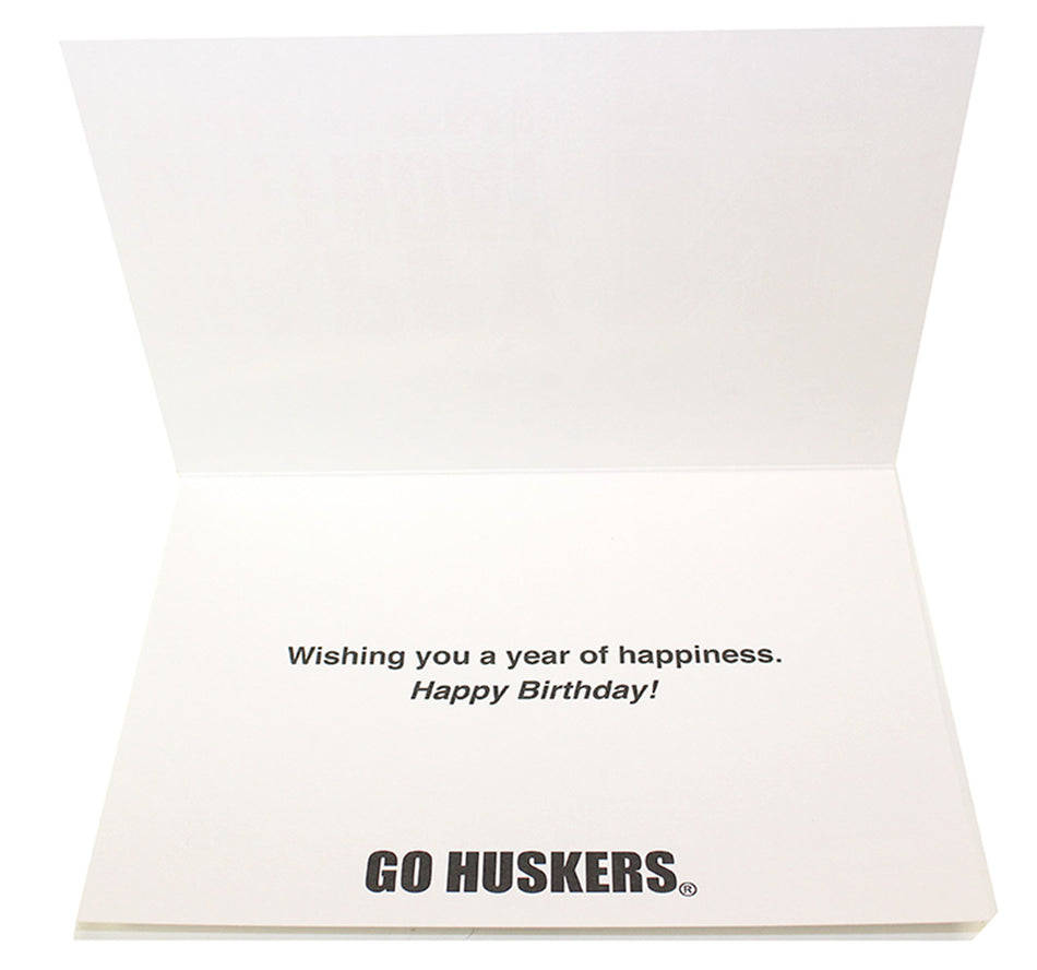Nebraska Star Birthday Card