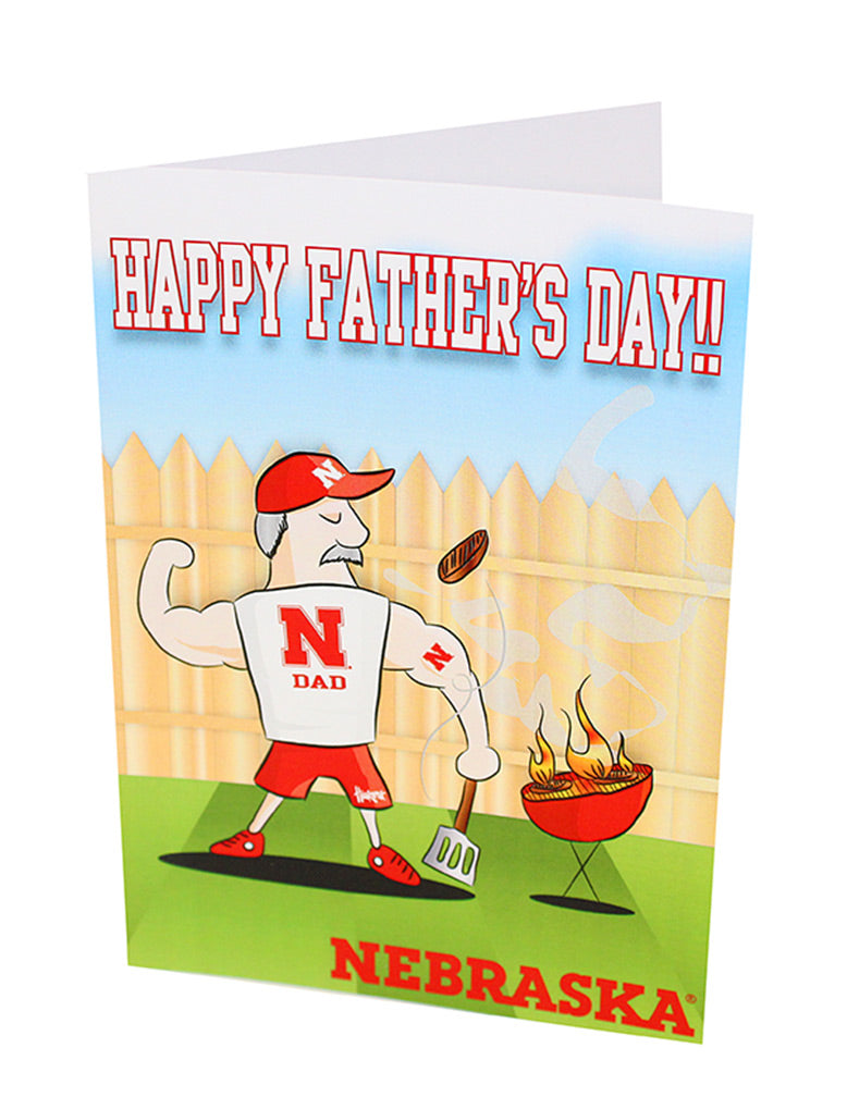 Husker Fathers Day Card