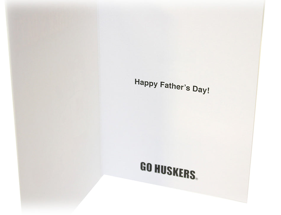 Husker Fathers Day Card