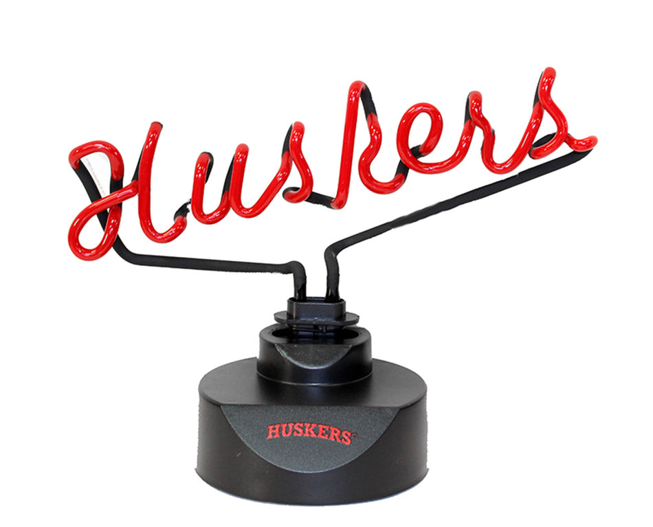 Neon Huskers Sign