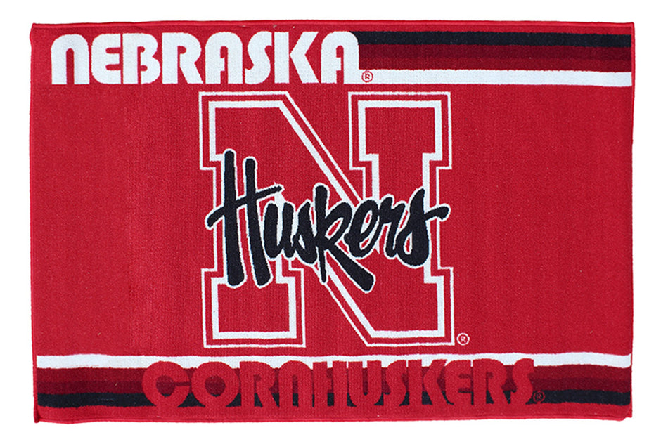 Old Glory Cornhusker Rug