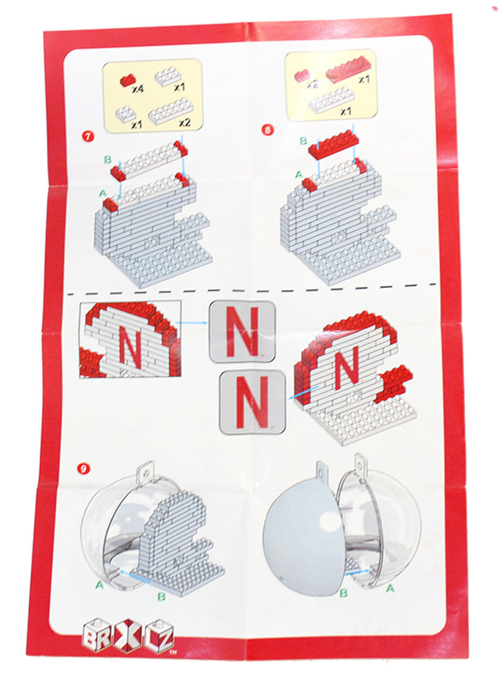 Build Your Own Husker Lego Ornament