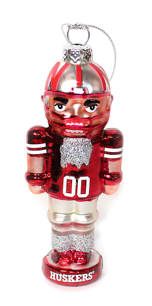 Glass Husker Nutcracker Ornament