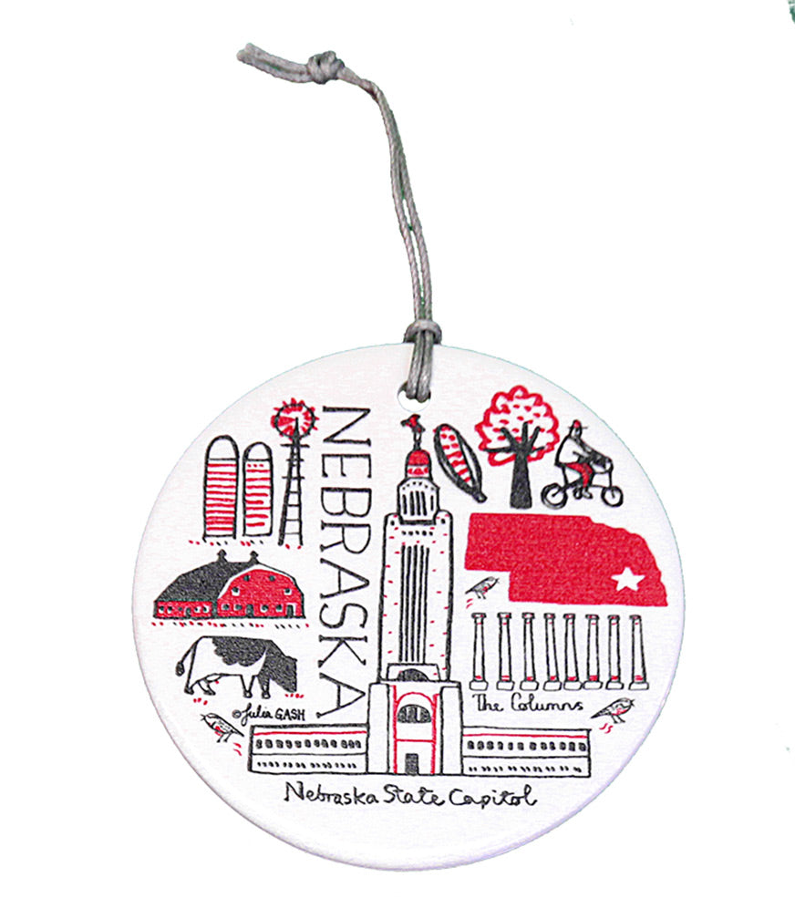 Gash Nebraska Capitol Ornament