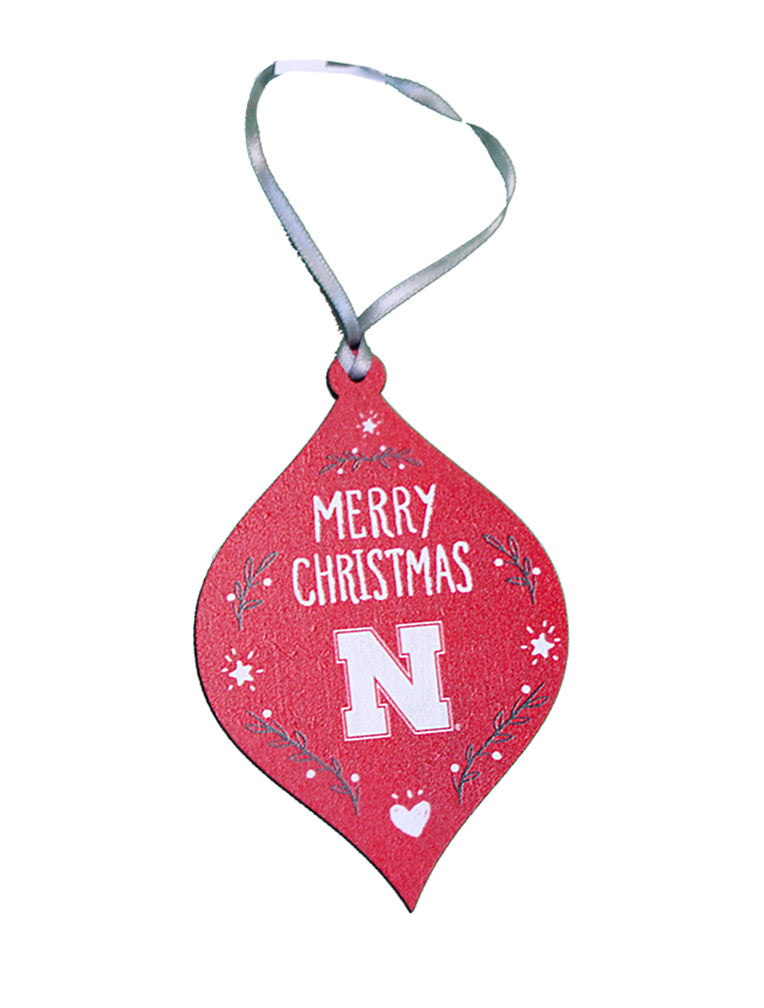 Nebraska Merry Christmas Legacy Ornament