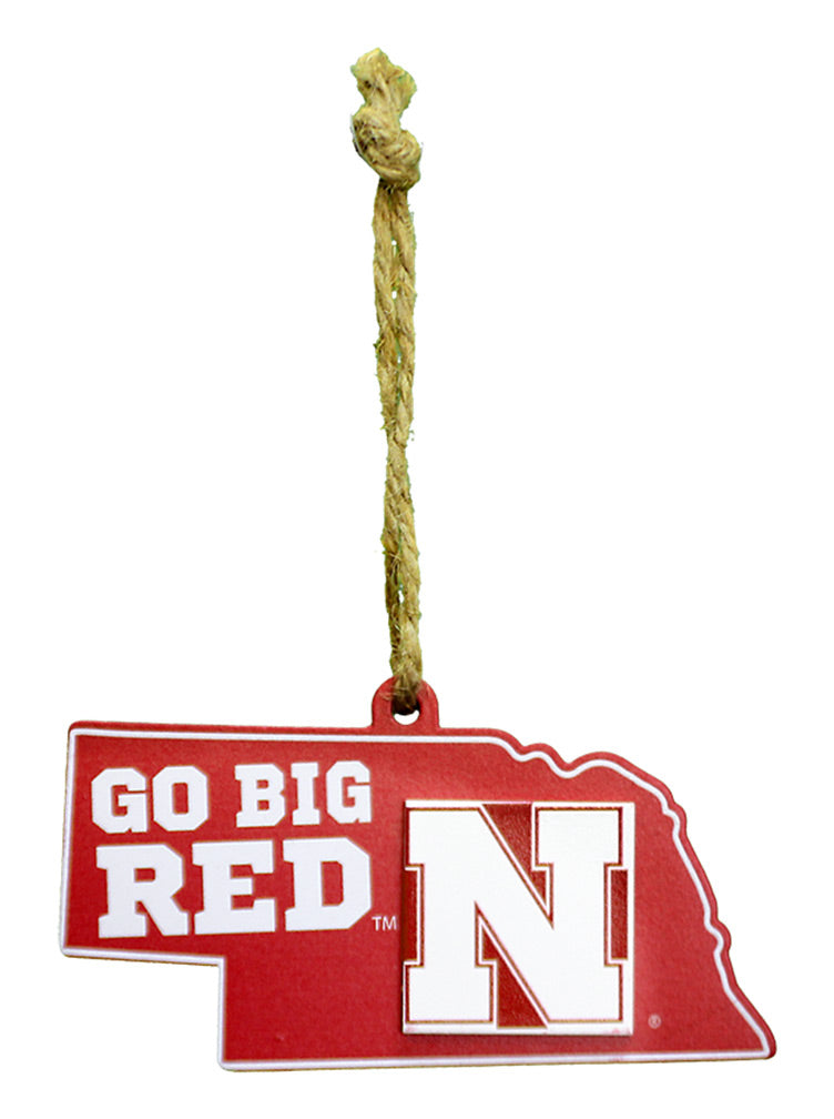 Go Big Red N State Ornament