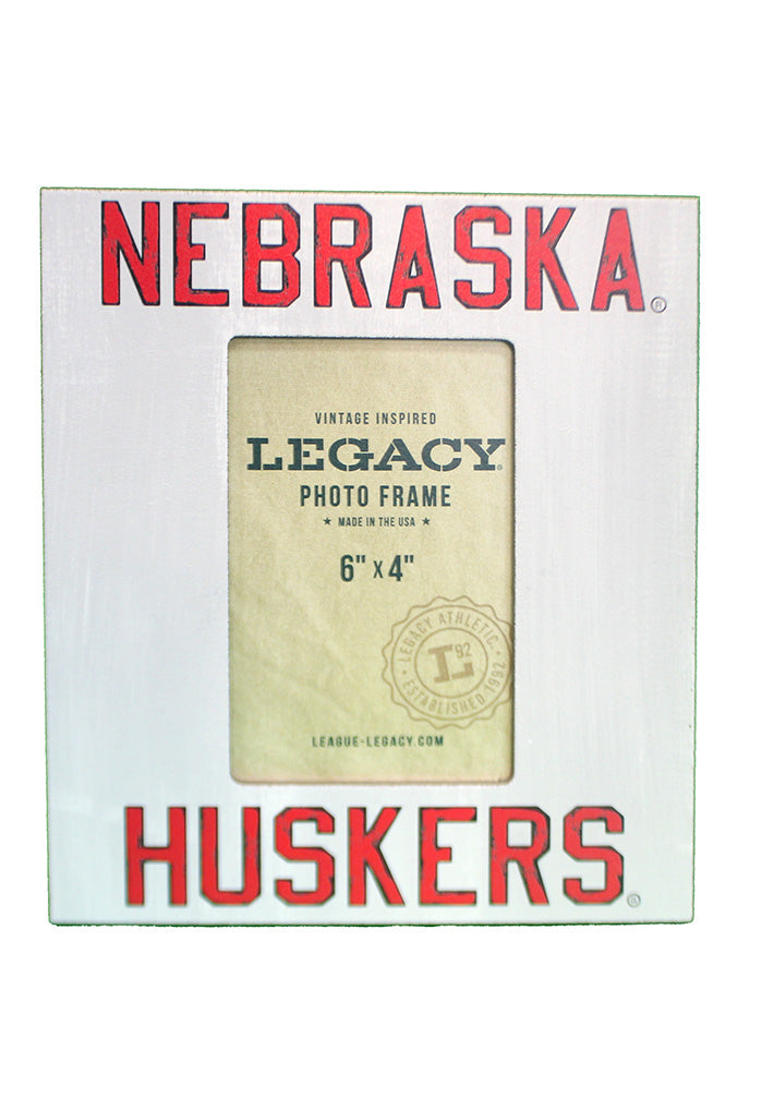 Nebraska Huskers Vintage Inspired Vertical Picture Frame