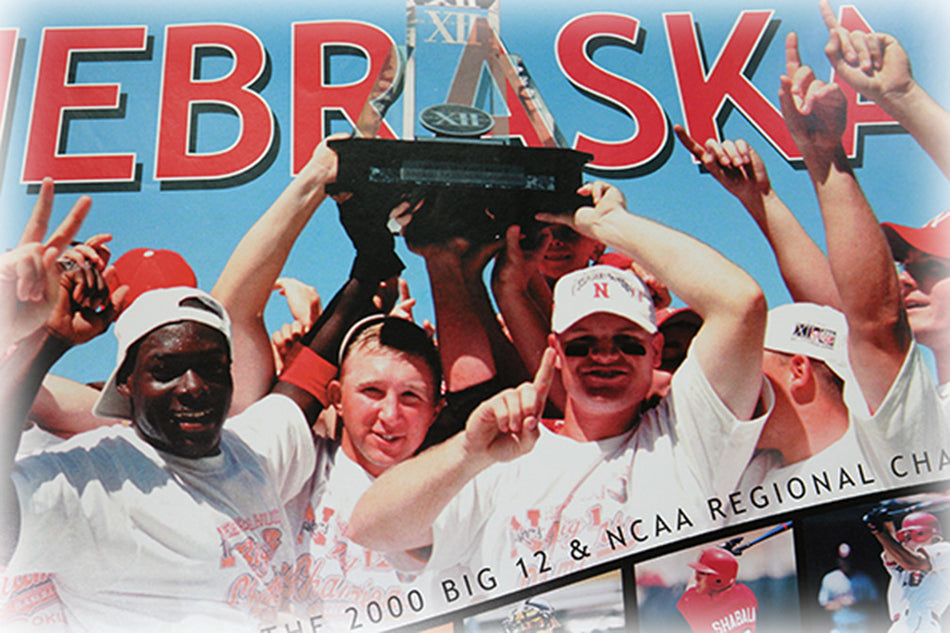 2001 Husker Baseball Schedule Poster
