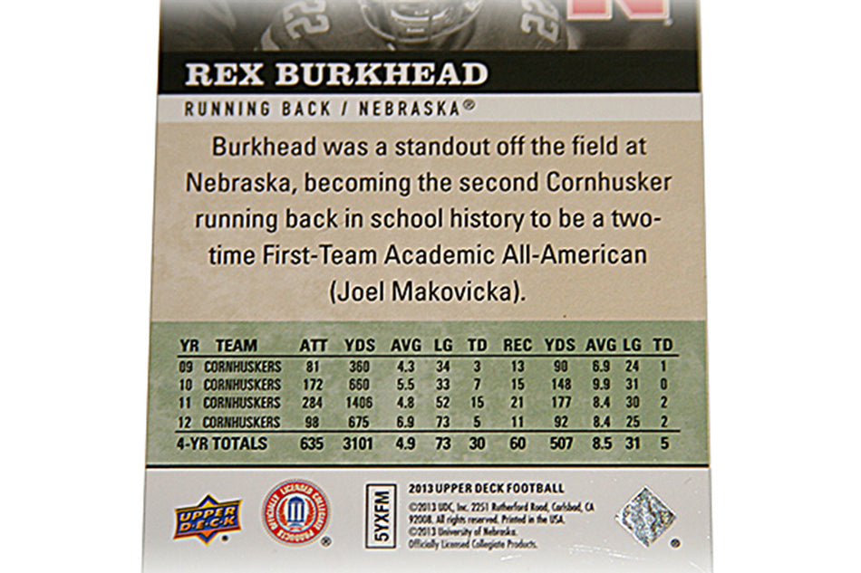 Burkhead Star Rookie Card