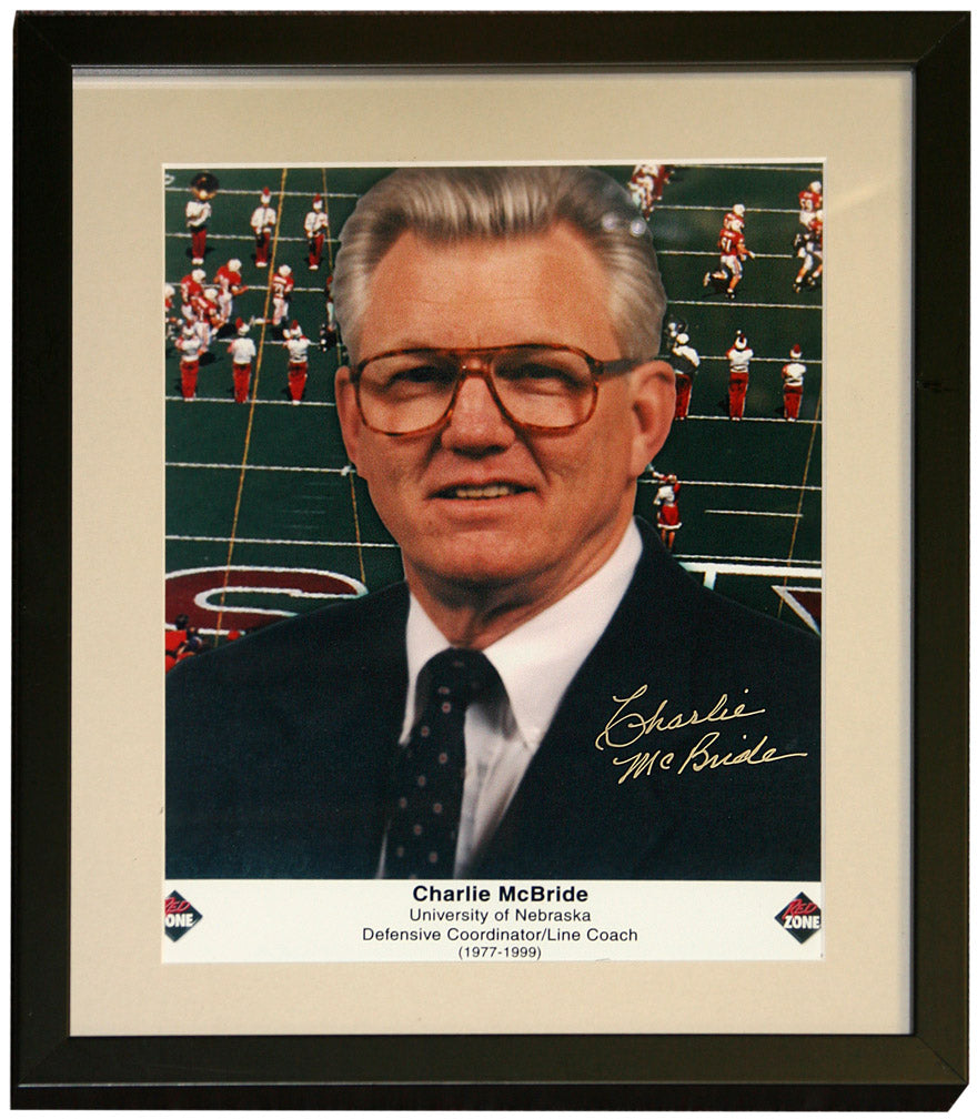 Framed and Autographed Charlie McBride Print