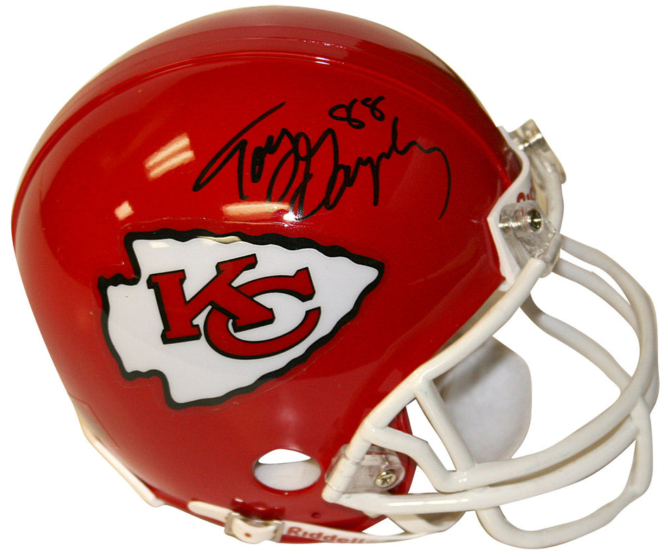 Tony Gonzalez Autographed Mini Helmet