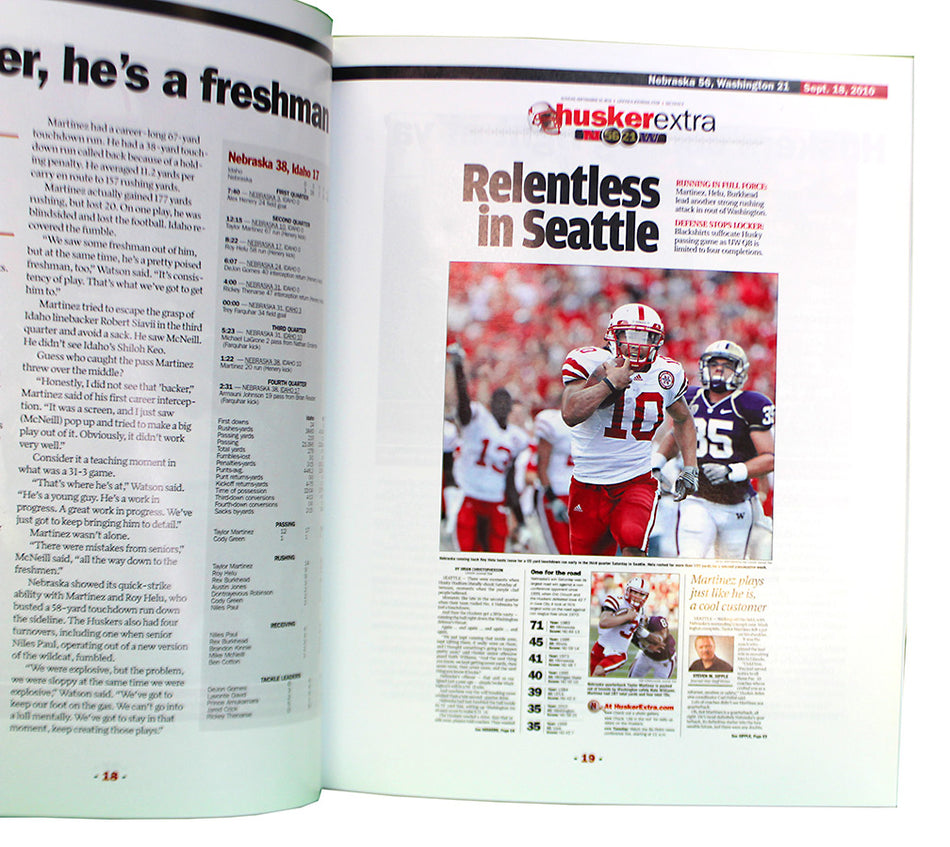 2010 Nebraska Yearbook Historic Final Season in Big 12