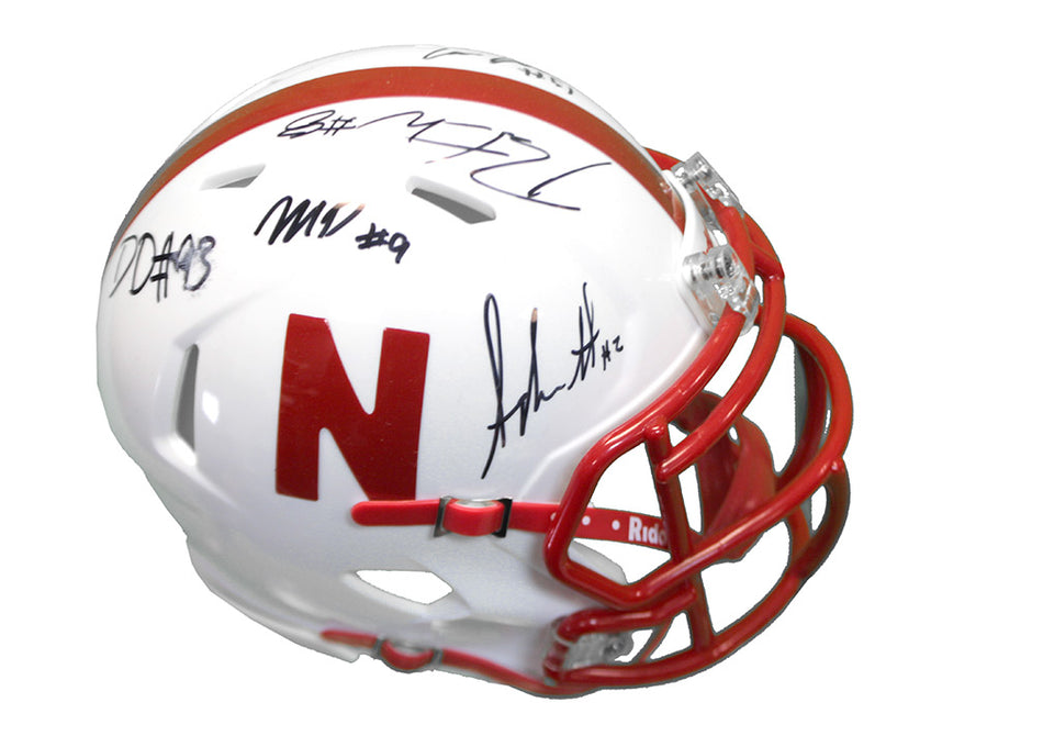 2021 Seniors Autograph Mini Husker Helmet