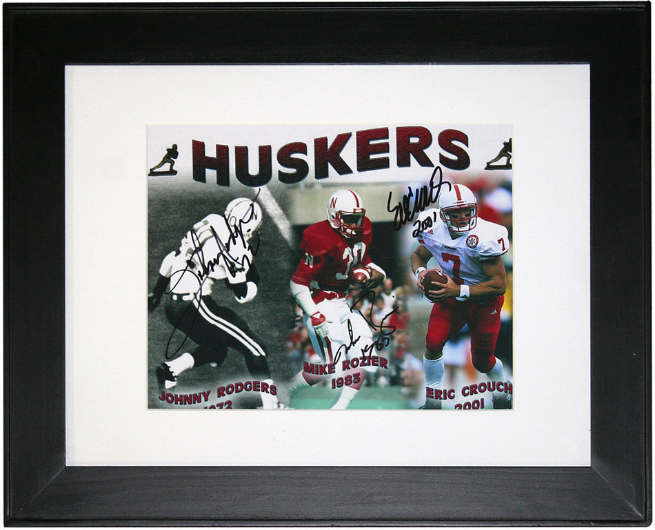 Husker Heisman's Autographed Framed Print