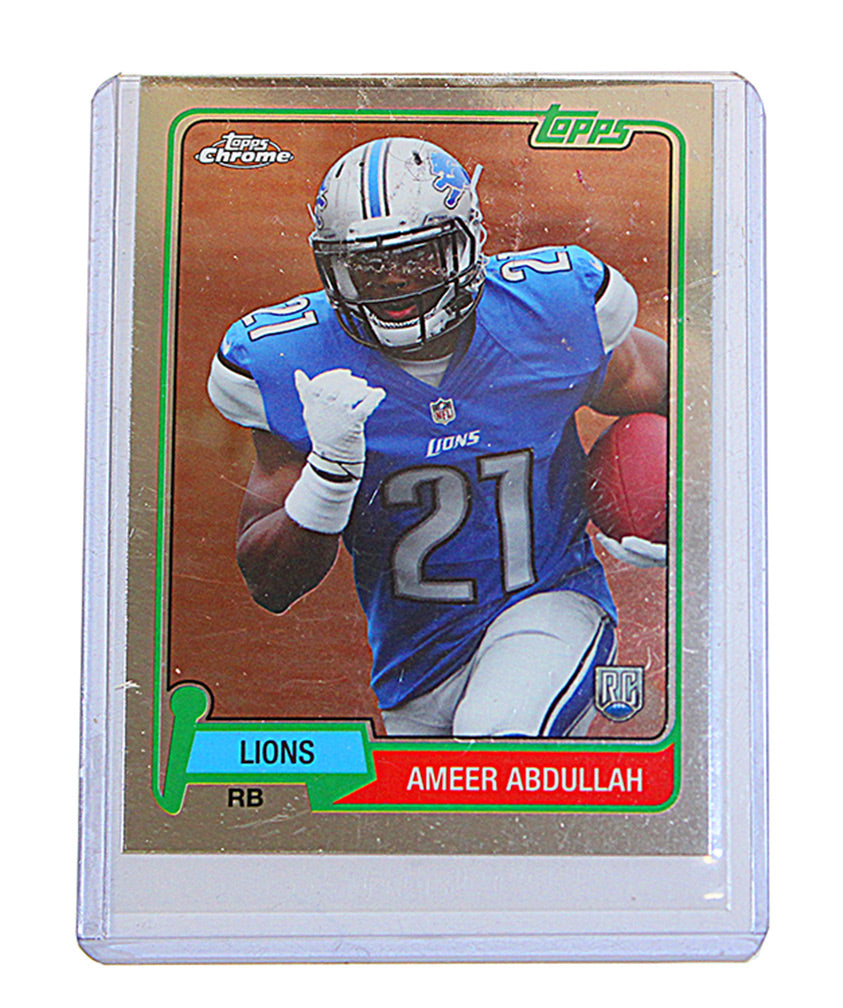 Ameer Abdullah Detroit Lions Collectors Card
