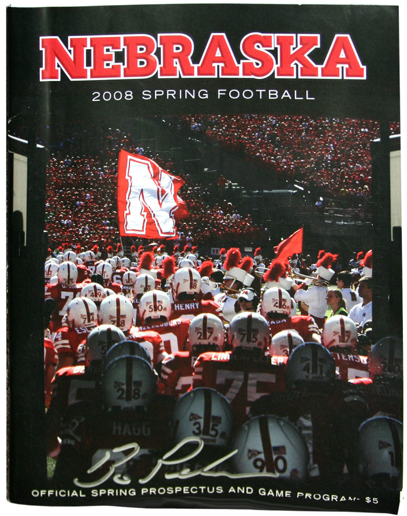 Pelini Autographed 2008 Spring Ball Program