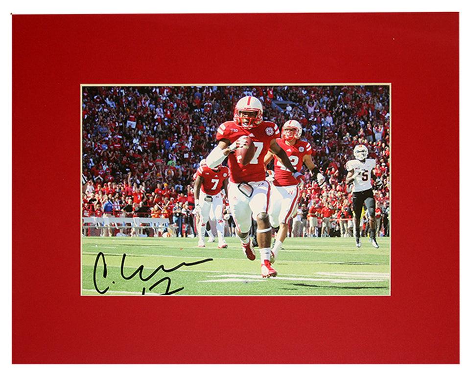 Ciante Evans Autographed Matted Print