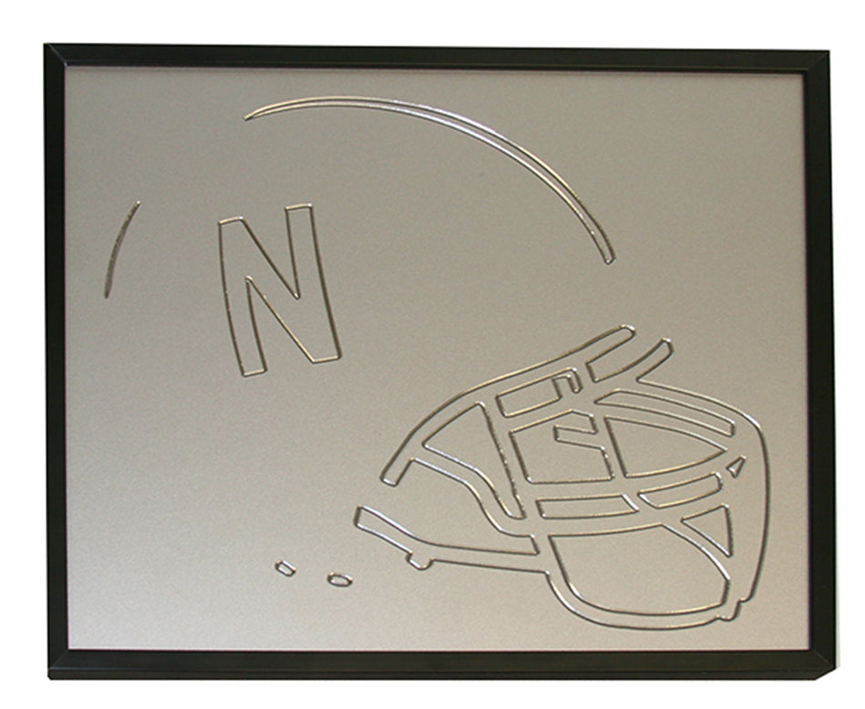 Husker Helmet Etched Plaque