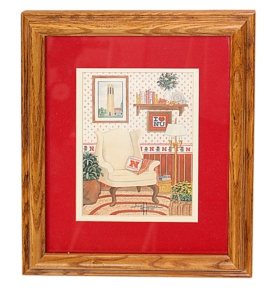 "Home Is Where The Husker Is" Wall Hanging