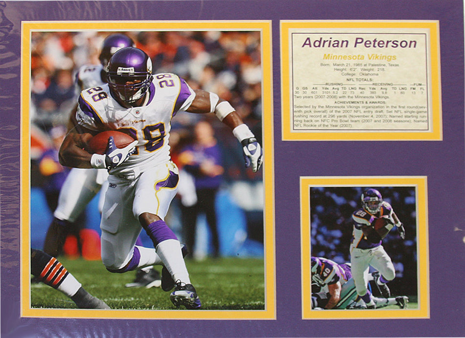 Adrian Peterson Matted