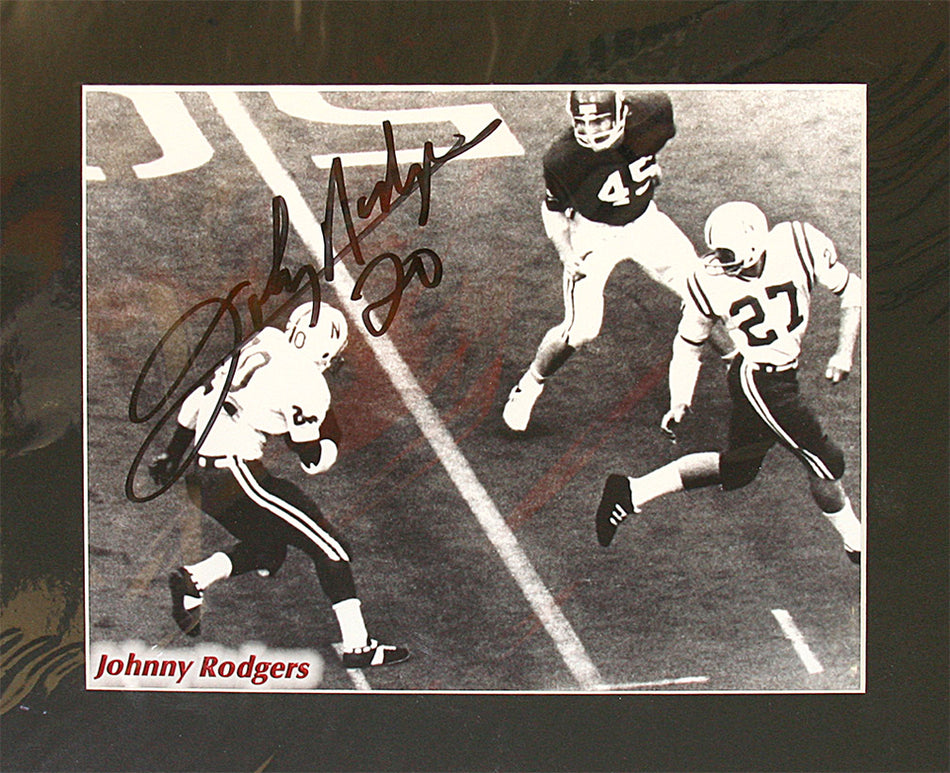 Rodgers Signed Shake Em Loose Photo