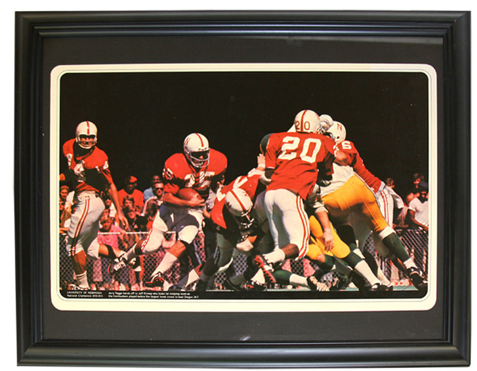 Tagge, Kinney, Rodgers Framed Action Print
