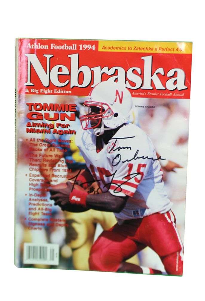 Osborne n Frazier Autographed 1994 Athlon's Season Preview