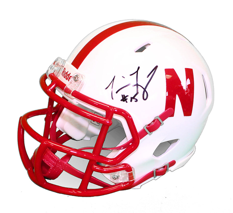 Tommie Frazier Nebraska Mini Helmet