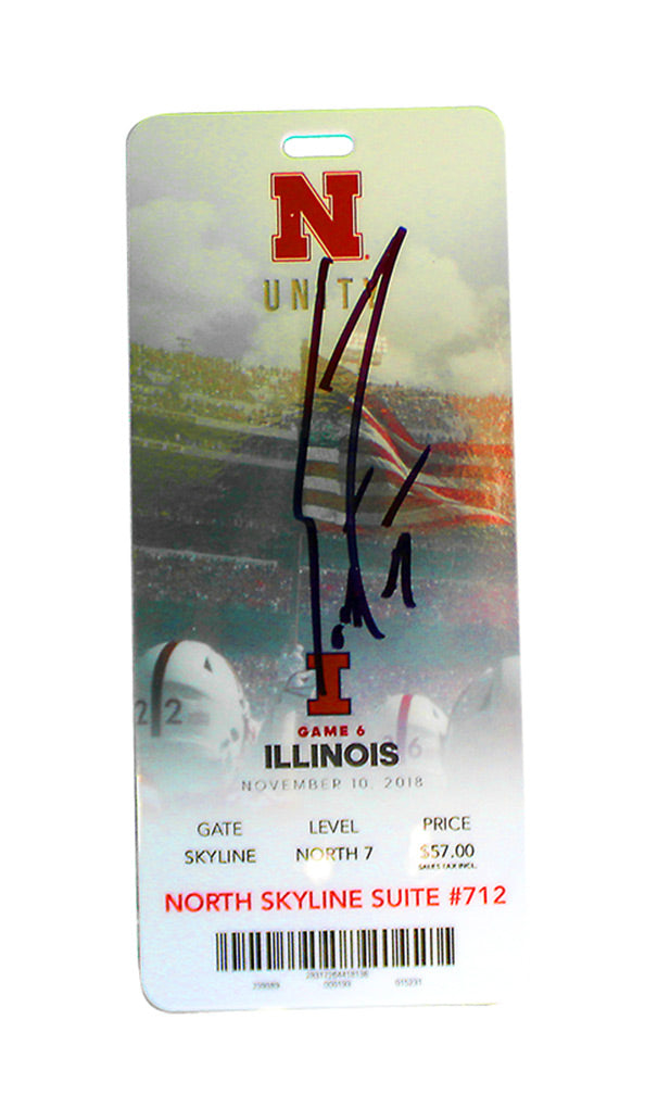 Coach Frost Autographed 3rd Career Win Ticket