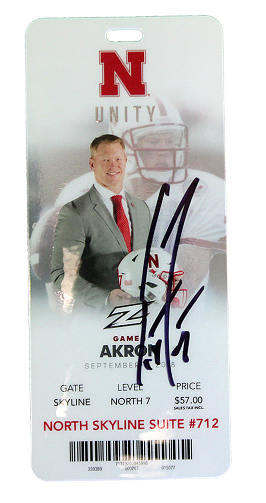 Coach Frost Autographed Phantom First Game Ticket