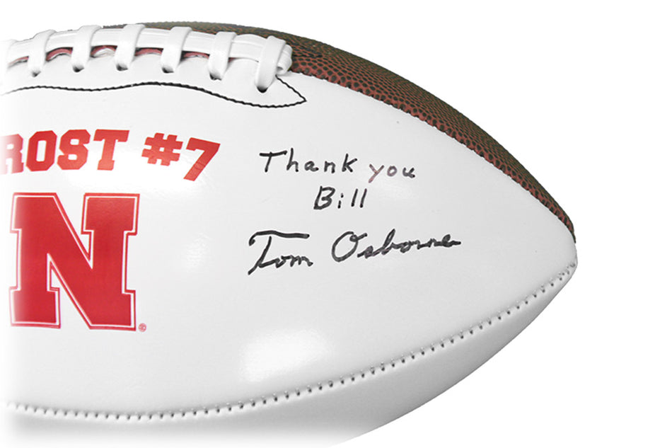 "To Bill" Osborne Frost Autographed Football!