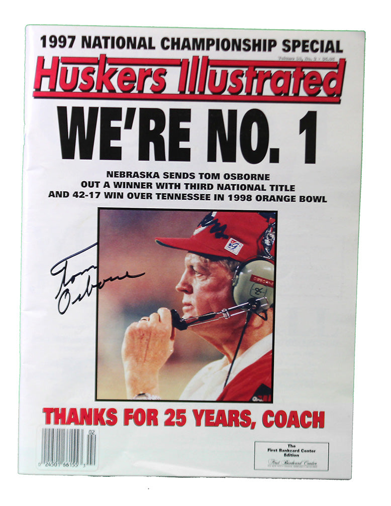 Osborne Autographed 1997 Champs Huskers Illustrated