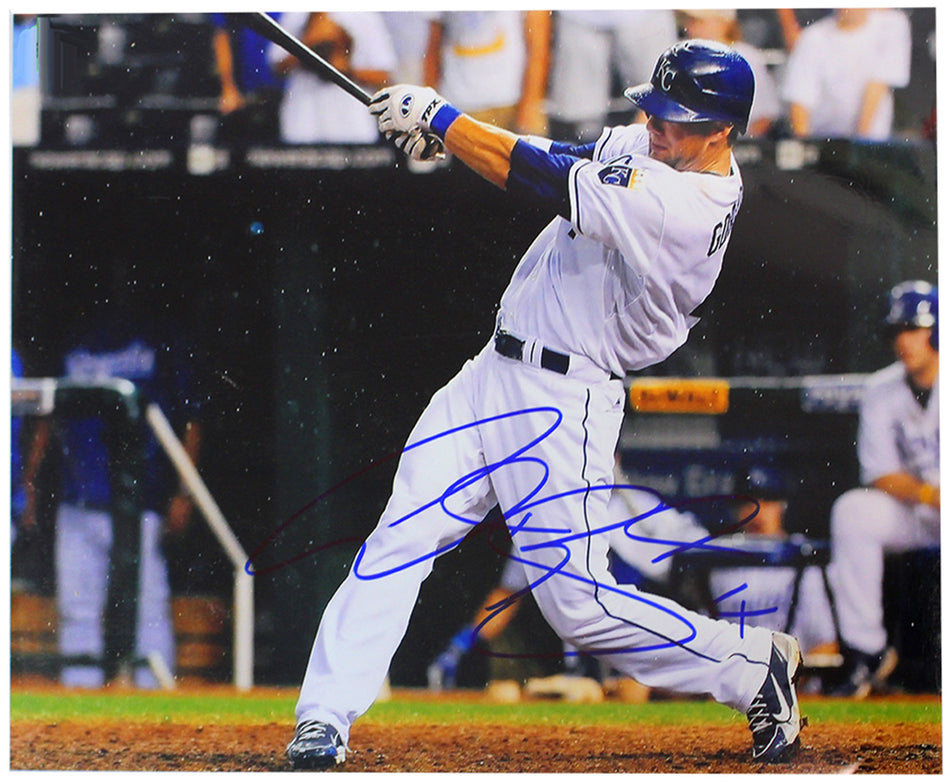 Alex Gordon Autographed Action Photo