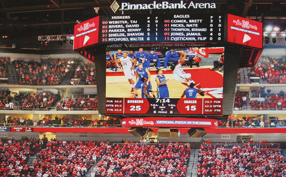 Framed Opening Night Basketball at Pinnacle Arena